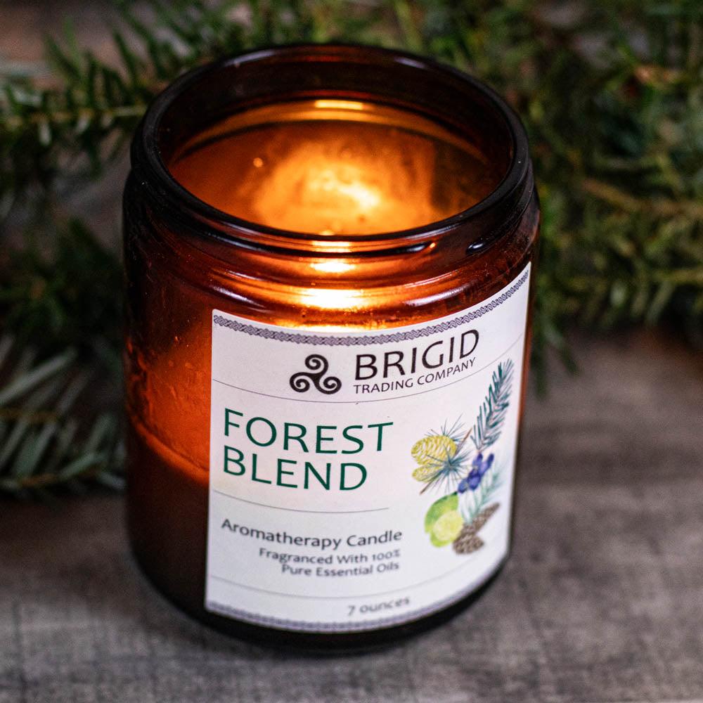 Forest Blend Soy Wax Candle - Juniper, Pine, Balsam, Cedar, and Lime