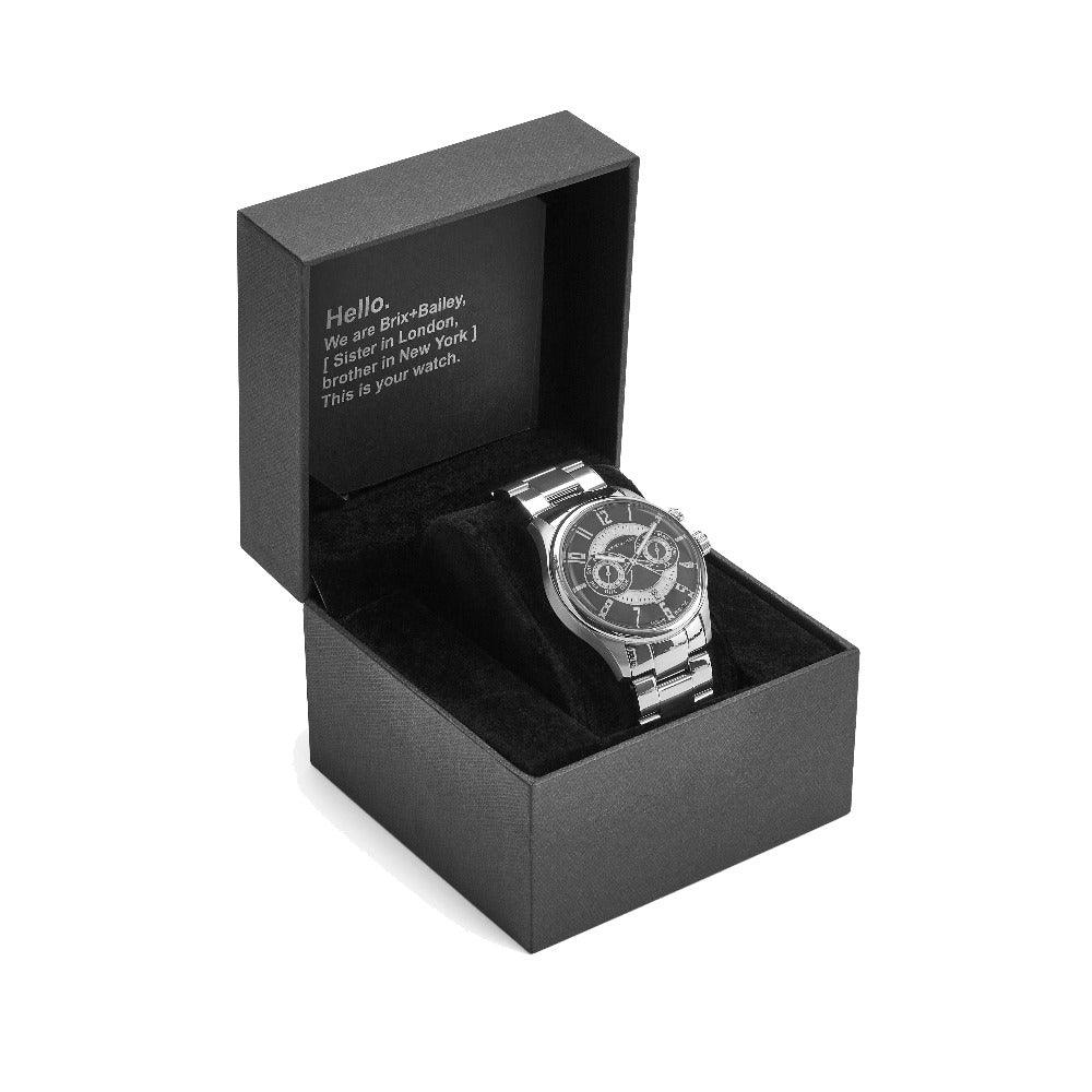 The Brix + Bailey Heyes Chronograph Automatic Watch Form 2