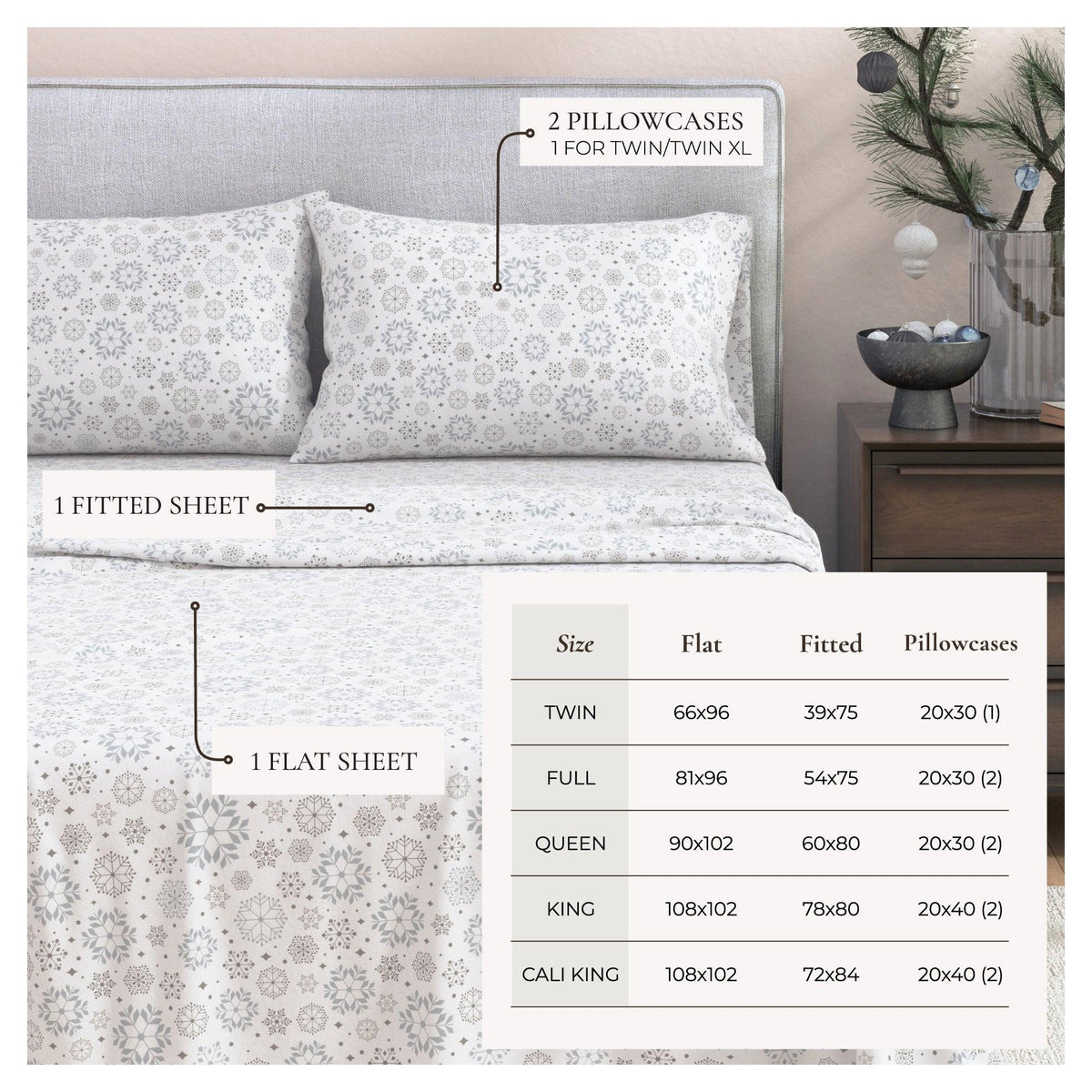Turkish Cotton Flannel Sheet - Stratton Collection
