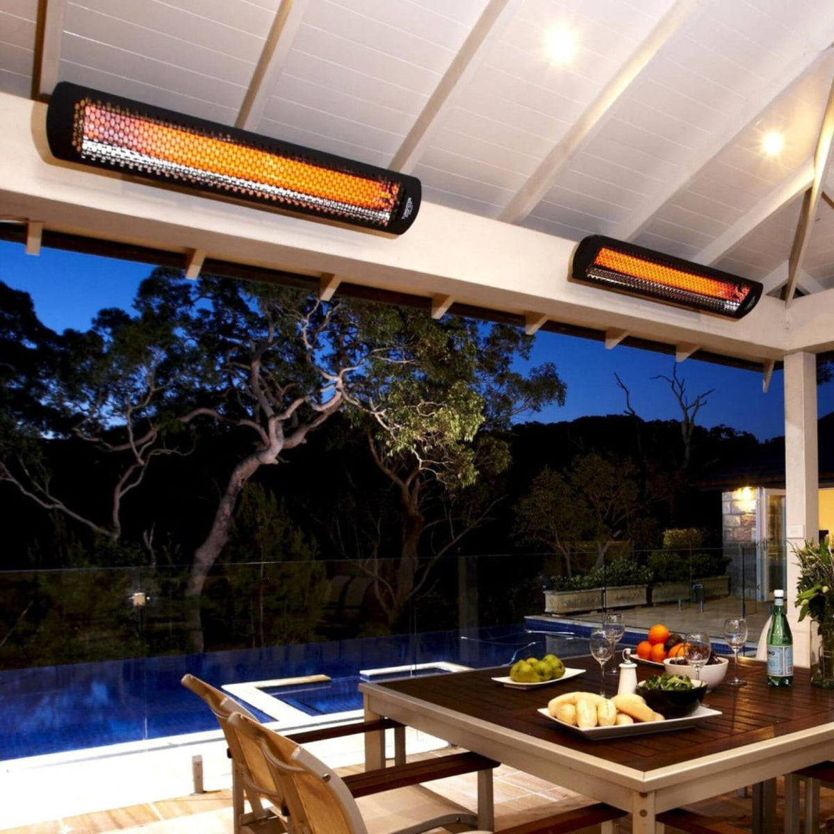 Bromic Heating Tungsten Smart-Heat™ 44-Inch 2000W Single Element 240V Electric Infrared Patio Heater [BH0420030] (SAK48513)