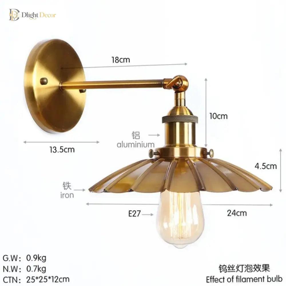 Bronwyn Vintage Wall Sconce | Bedroom & Hallway Lighting