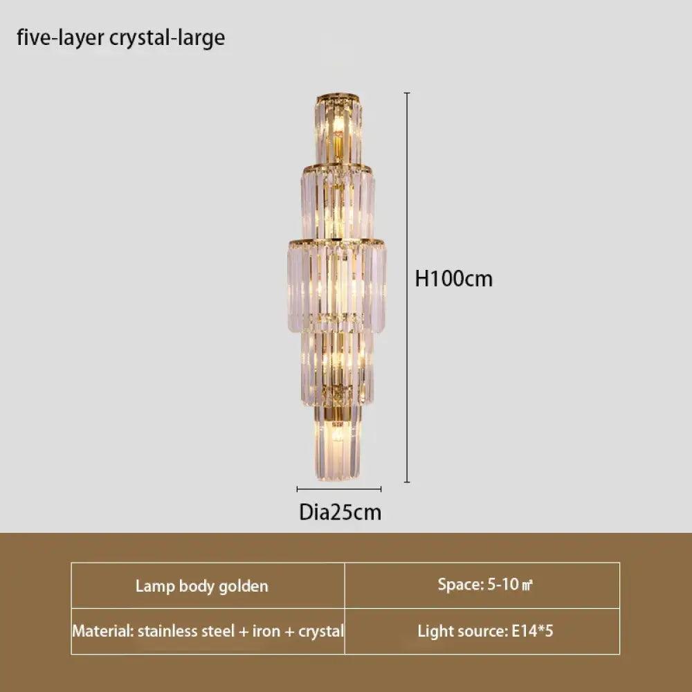 Brooklyn Crystal Wall Sconce | Hotel & Villa Home Lighting