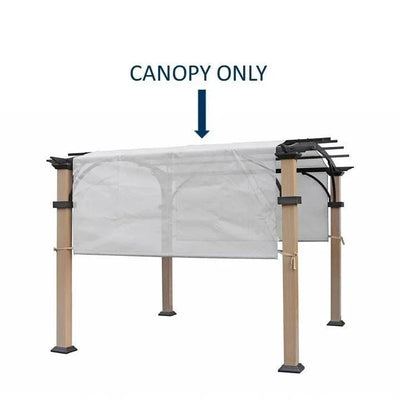 Shade N' Shelters 10' x 10' Bryant Arched Pergola - Main Canopy