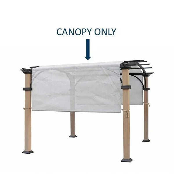 Shade N' Shelters 10' x 10' Bryant Arched Pergola - Main Canopy - Gifts for You 'n Me