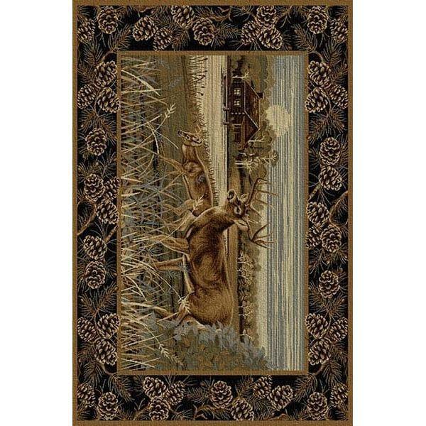 Buck Lodge Area Rug - Gifts for You 'n Me