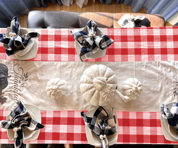 Cotton Tablecloths - Plaid Cloth Tablecloths