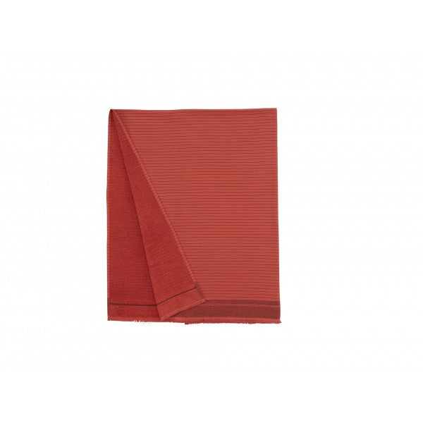 Del Mar Red Turkish Terry Towel Set – 2-in-1 Quick Dry & Plush Bath Towels, Luxury Turkish Cotton Spa & Beach Towels