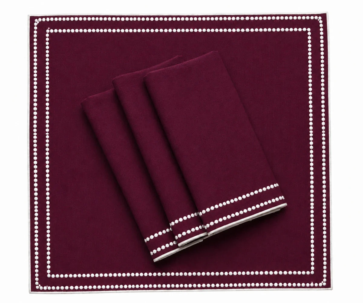 Dots Embroidered Napkin