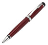 Incognito Diamond-Cut Lacquered Brass Ballpoint Pen - Burgundy Red