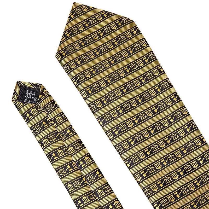 Business Luxury Men Silk Necktie Fashion Tie Sets For Men Wedding Party Wear Elegant Neck Tie Design For Men Soft Business Casual Suit Neckties