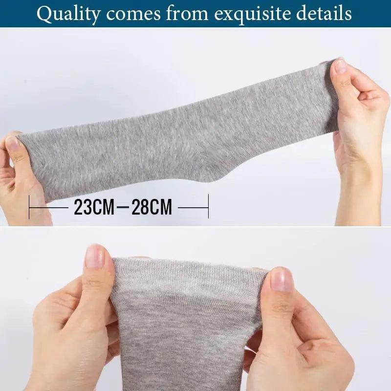 Business Simple White Cotton Socks 10 Pairs Men Breathable Socks Spring Summer Socks for Men Heavy Duty Reinforced Cotton Socks For Men