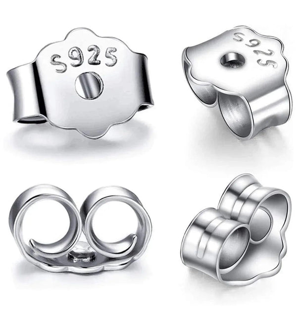 Sterling Silver 10MM Round Cut Solitaire Crystal Studs - Gifts for You 'n Me