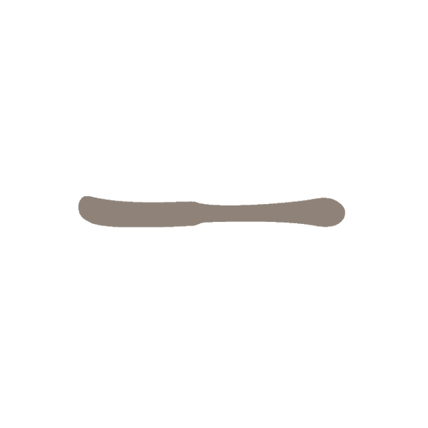Corby Hall Toledo Butter Knife | Solid Handle | Mirror Finish: 6266