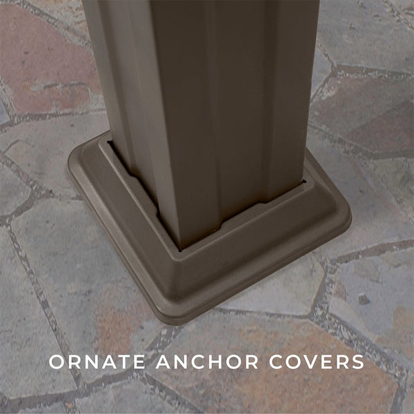 [10x12FT] Heavy Duty Backyard Galvanized Steel Powder Coated Pergola (91358672)