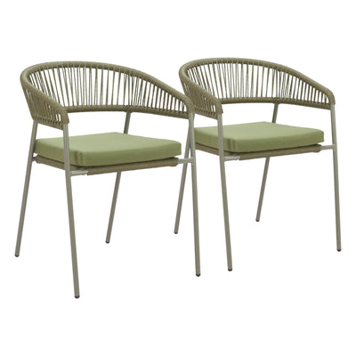 Skye Dining Chair (Set of 2) Green