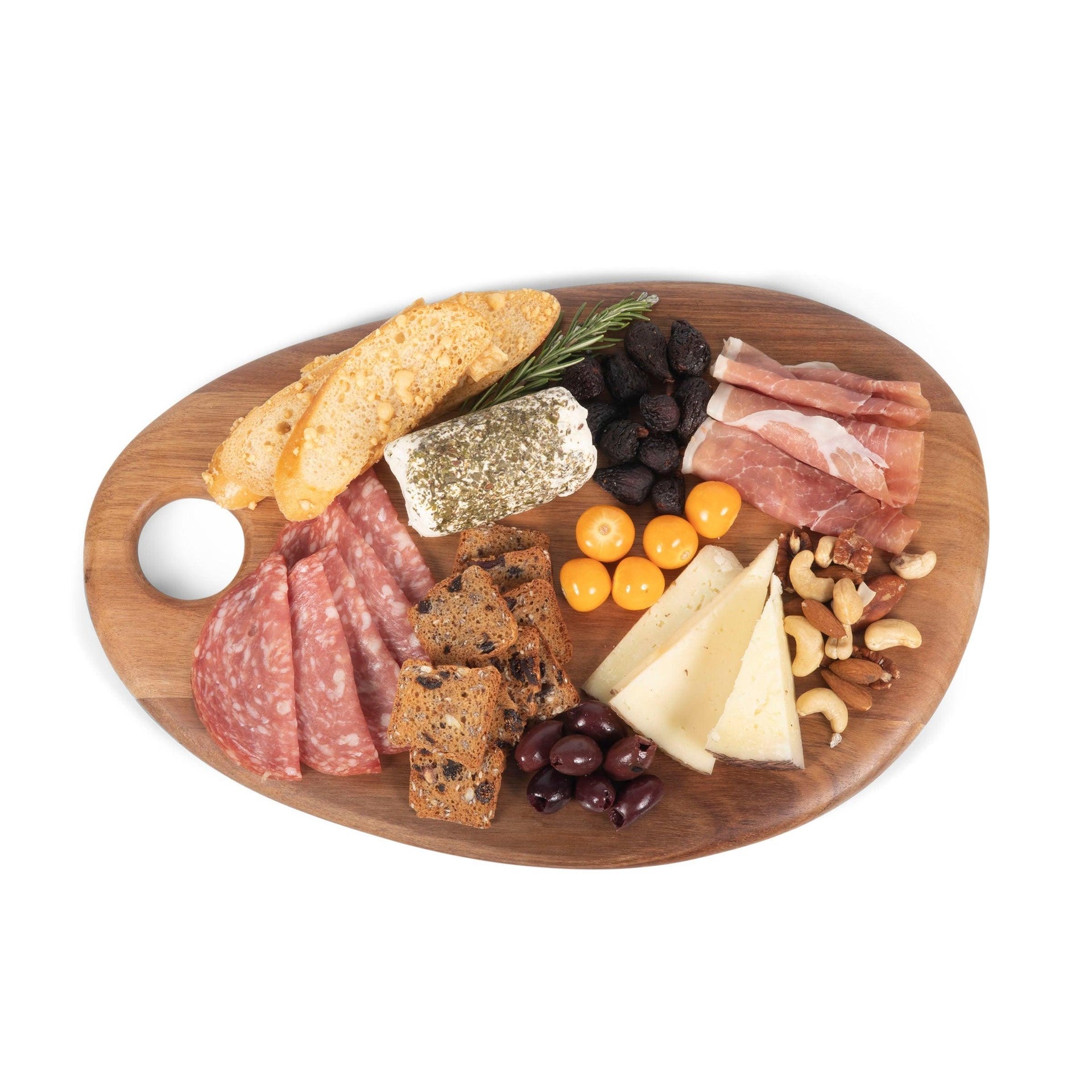 Pebble Shaped Acacia Serving Board 15