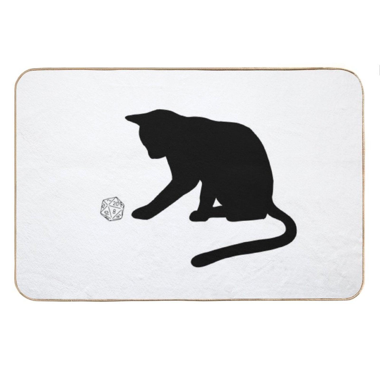 D20 Cat Bath Mat