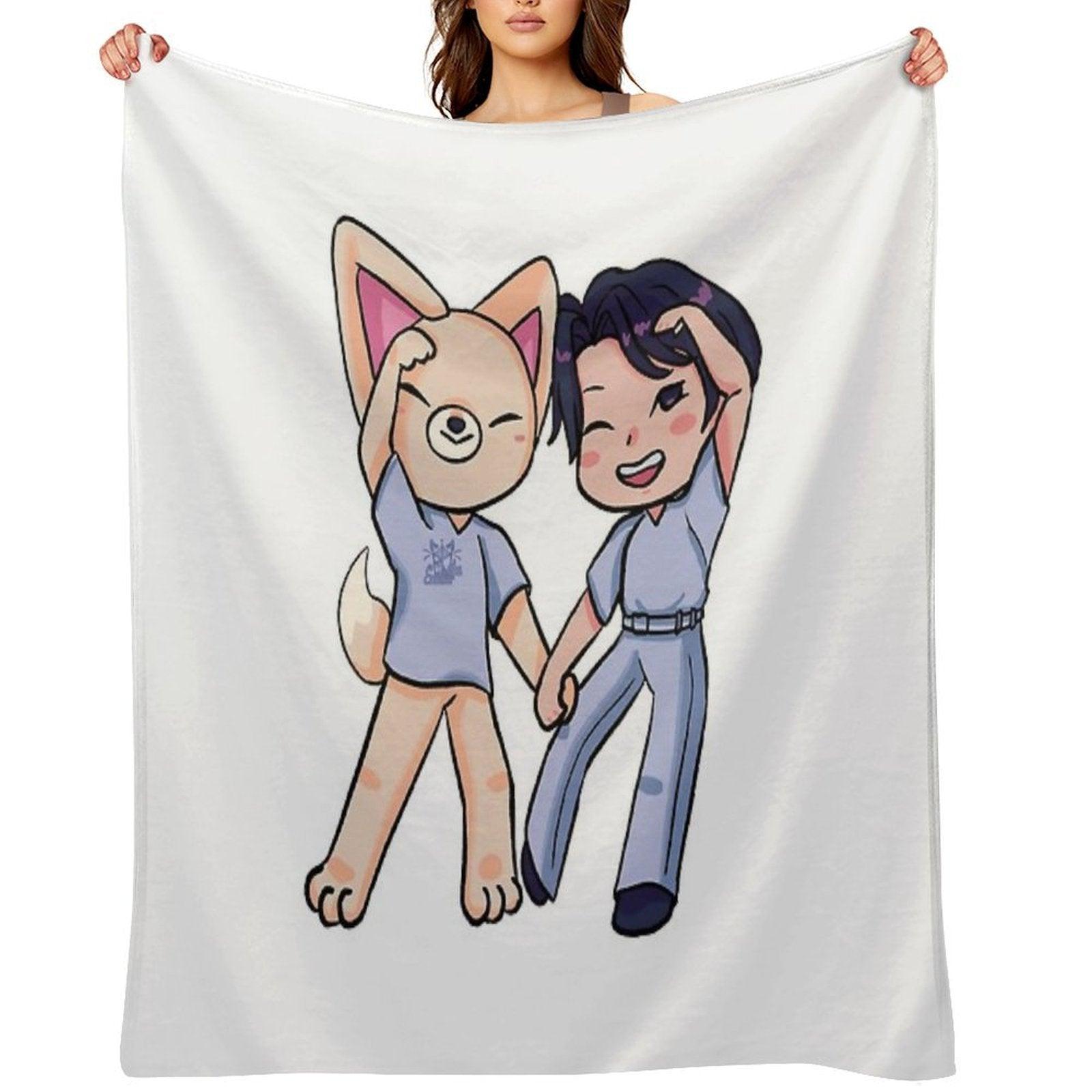 Stray Kids - SKZOO - I.N Throw Blanket