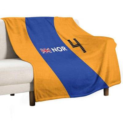 F1 2021 - #4 Norris Throw Blanket