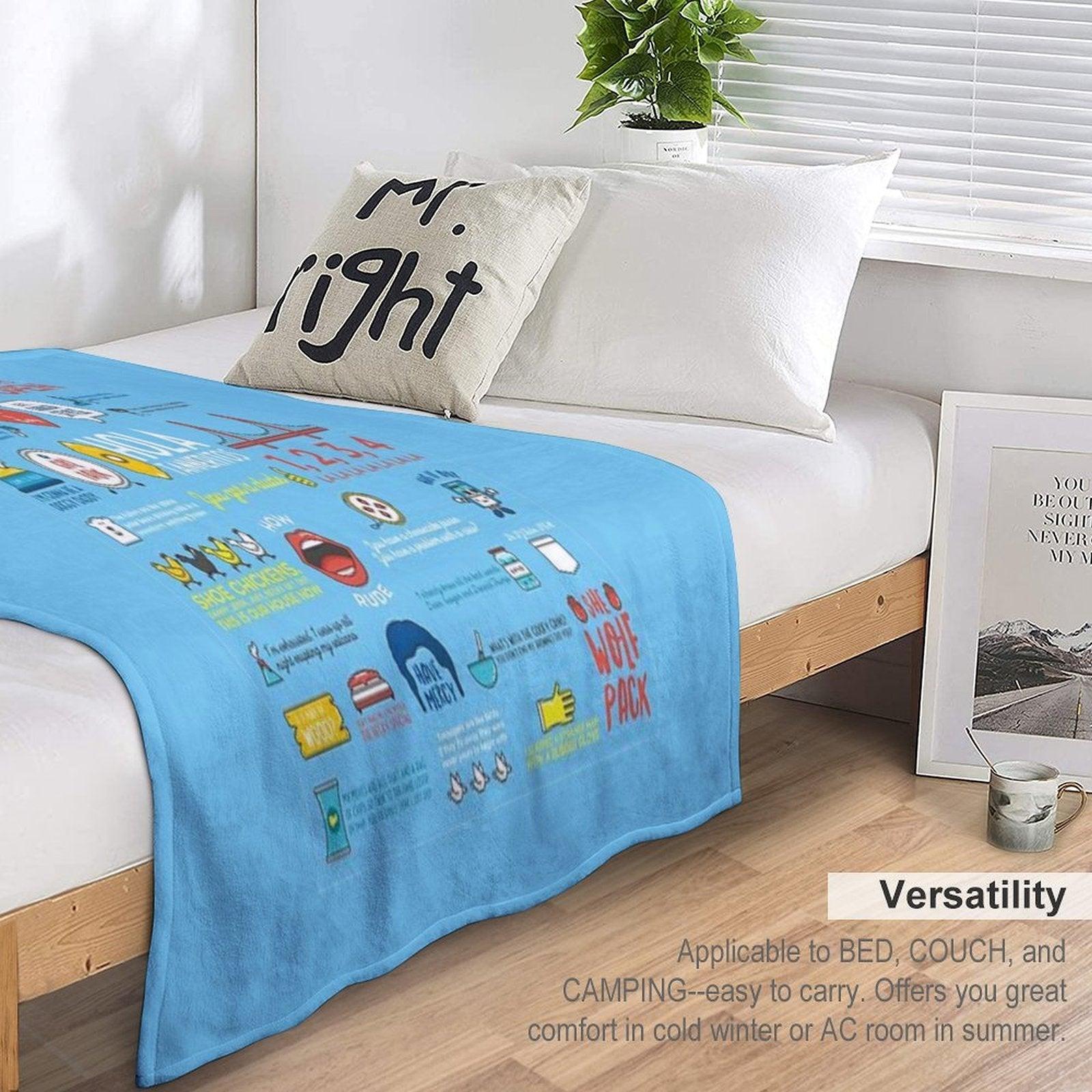 Fuller House Quotes Throw Blanket