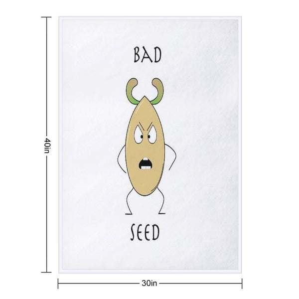 Bad Seed Gardener Design All-season Throw Blanket