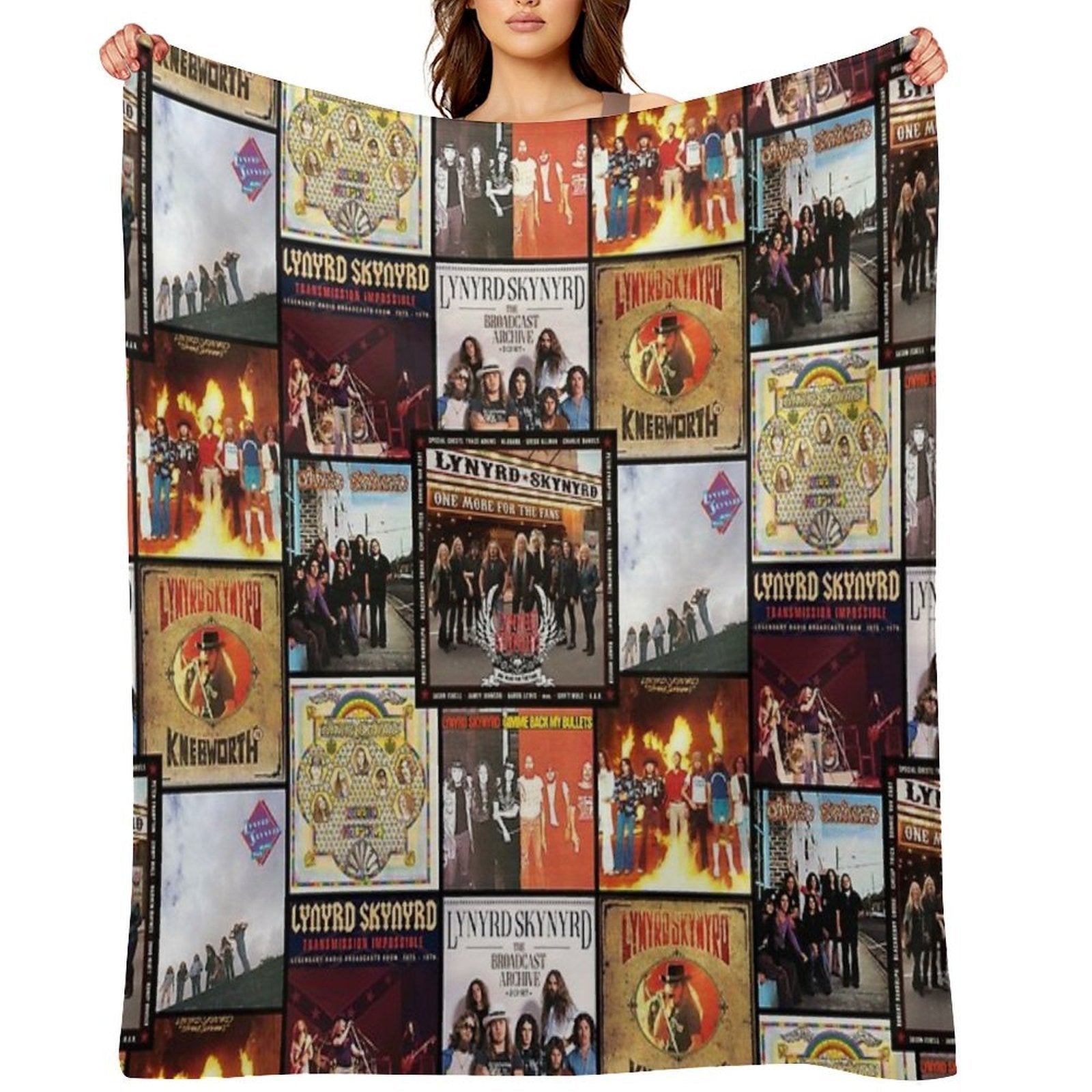 Greatest Albums Sustainable Throw Blanket