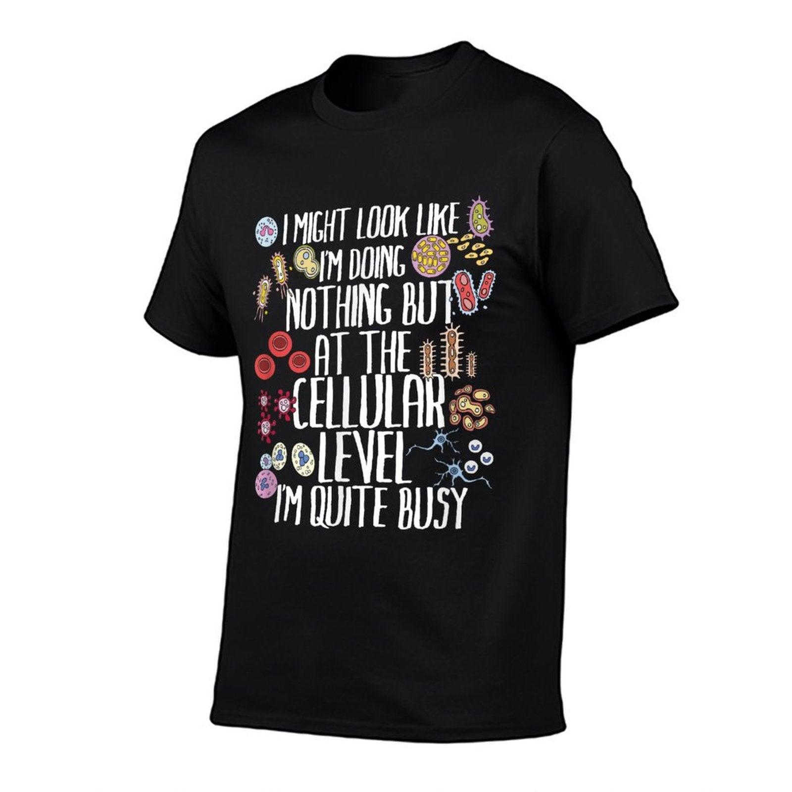 Funny Biology Microbiology Teacher Cellular Botany Molecule T-Shirt