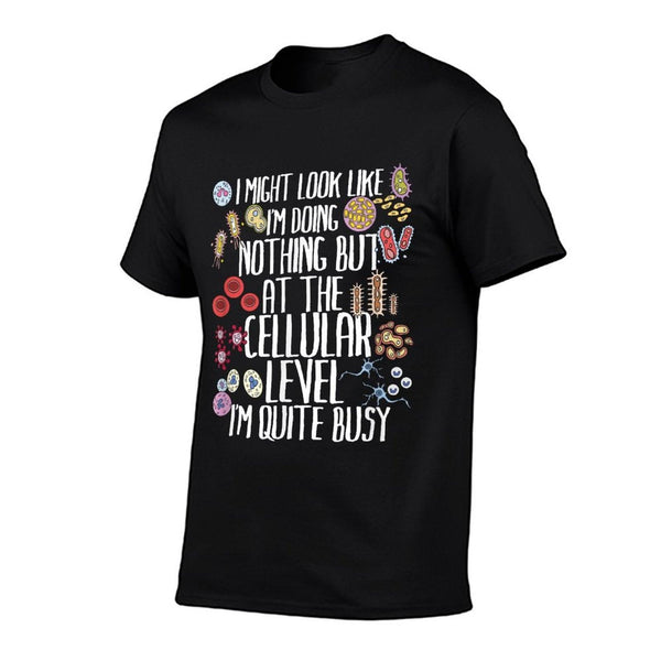 Funny Biology Microbiology Teacher Cellular Botany Molecule T-Shirt