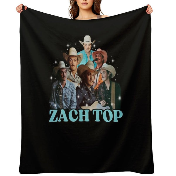 Country Music Bootleg Velvety-soft Throw Blanket
