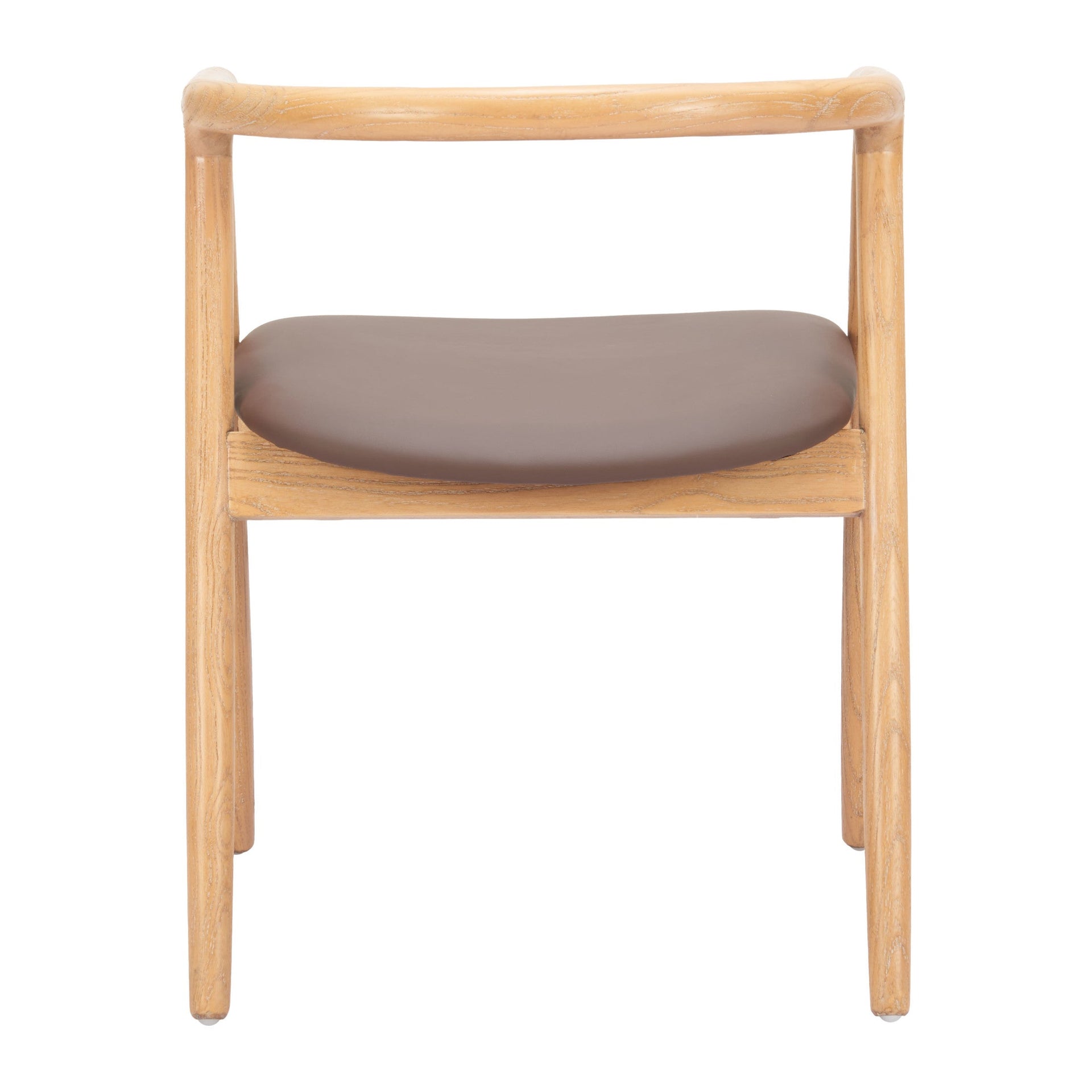 Peker Dining Chair (Set of 2) Brown & Natural