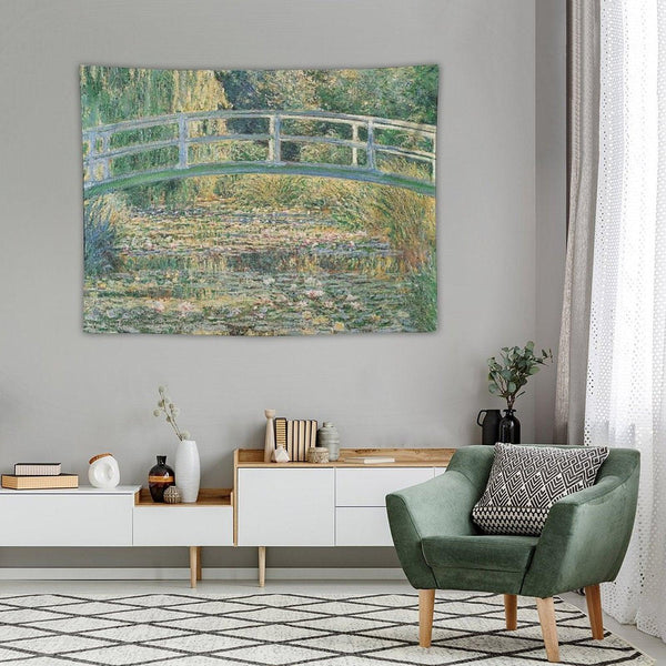 HD. The Water Lily Pond, by Claude Monet. HIGH DEFINITION Tapestry