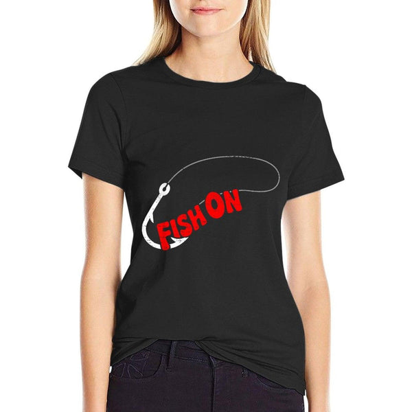 Funny Fish Hook Fishing Fisherman Fish Lover Jokes Saying T-Shirt