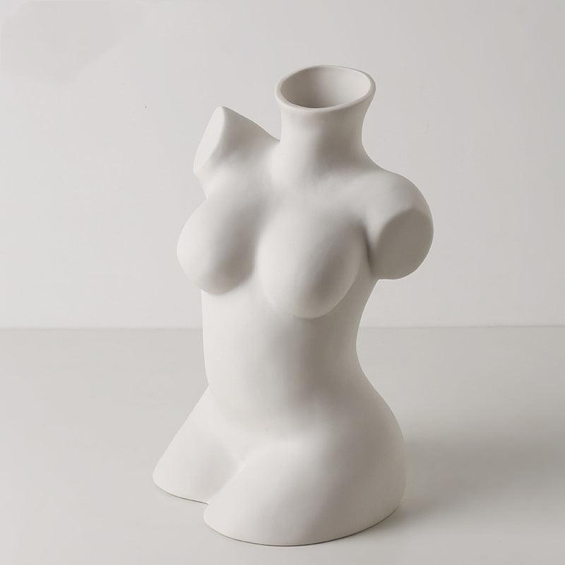 Ceramic Simple White Vase Nordic Home Decoration