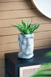 5x5.5x9' Easter Island Cement Planter