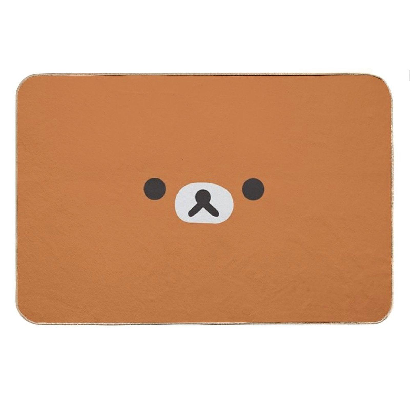 Rilakkuma Bear Face Bath Mat