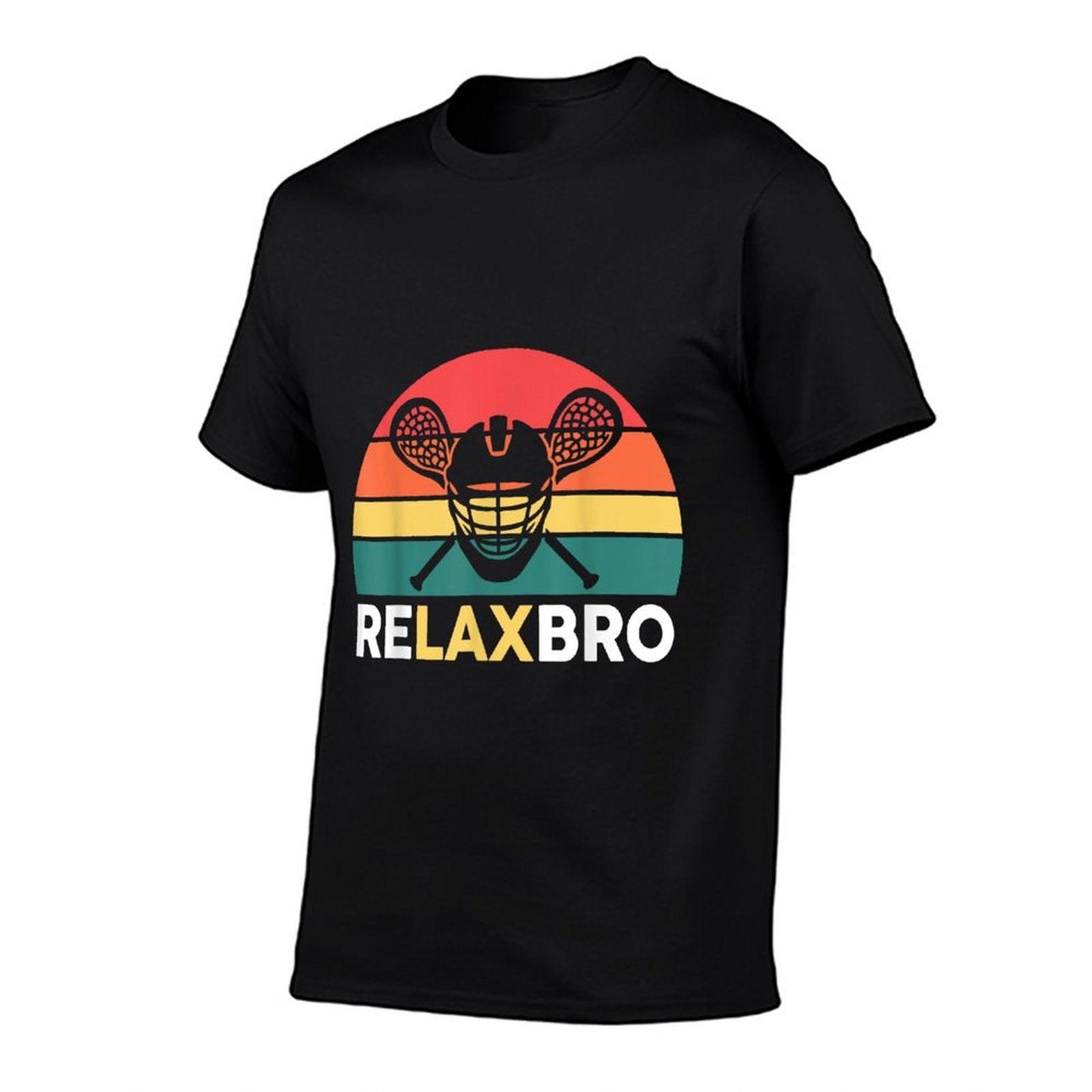 Lacrosse-Shirt Relaxbro Funny Lacrosse Lax Boys Youth Men T-Shirt