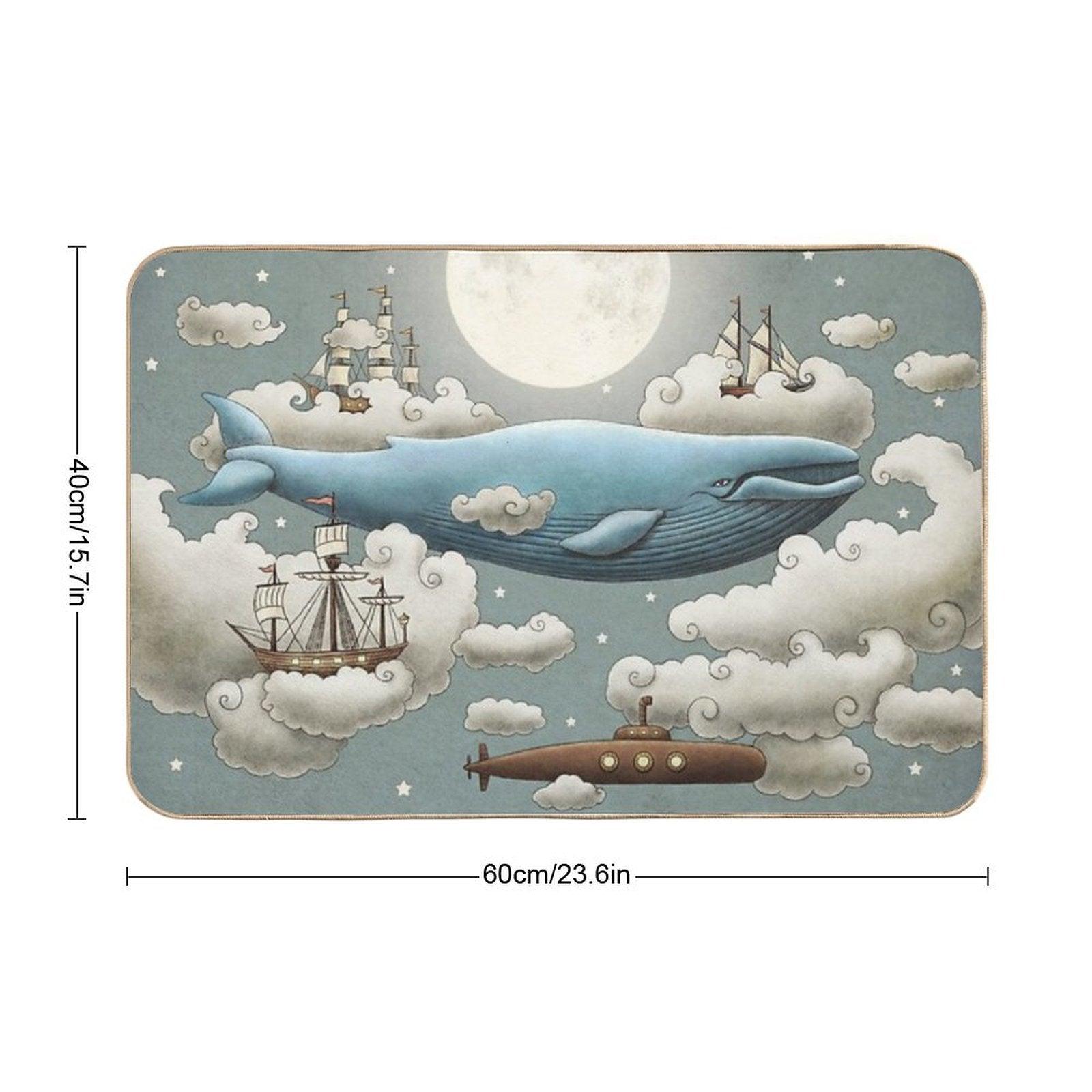 Ocean Meets Sky Bath Mat
