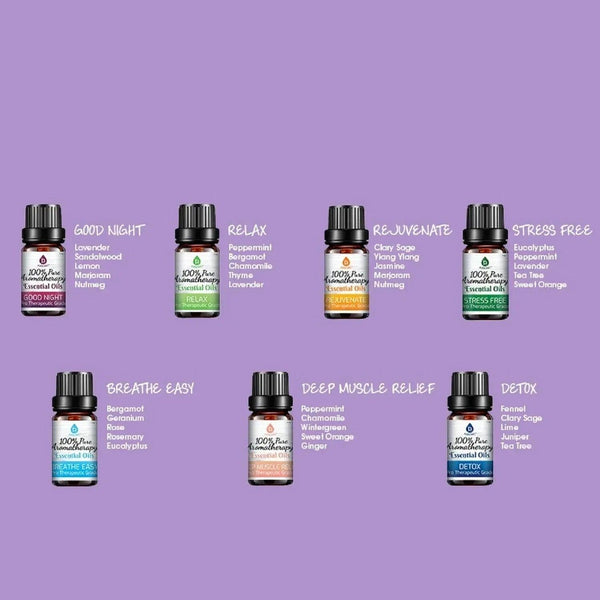 14 Pack of 100% Pure Essential Aromatherapy Oils - Gifts for You 'n Me