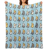 Chubby Cockatiel Collection Compact Throw Blanket