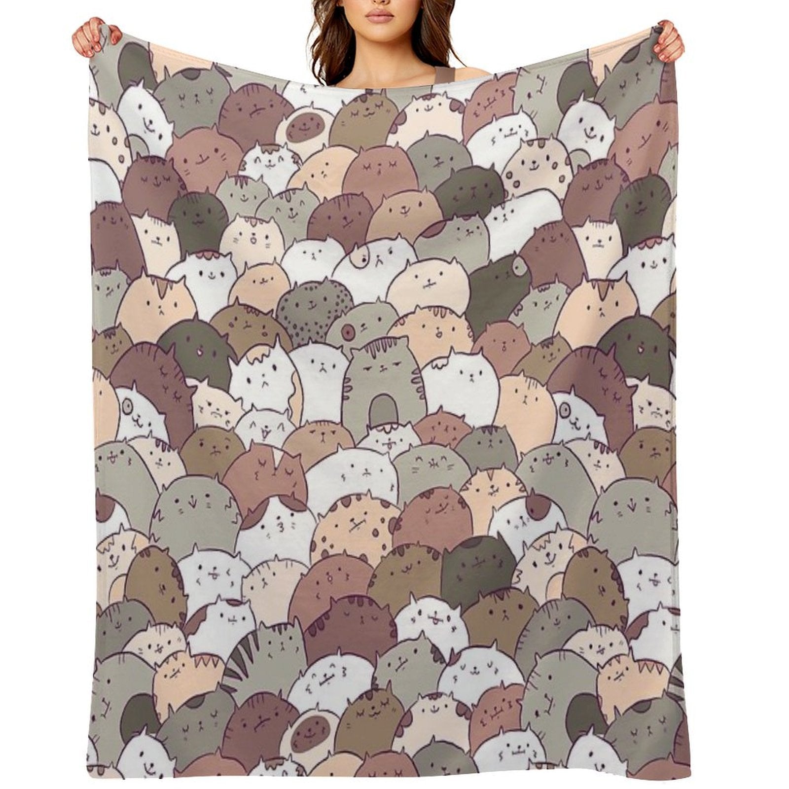 Lots of Cats Premium Throw Blanket