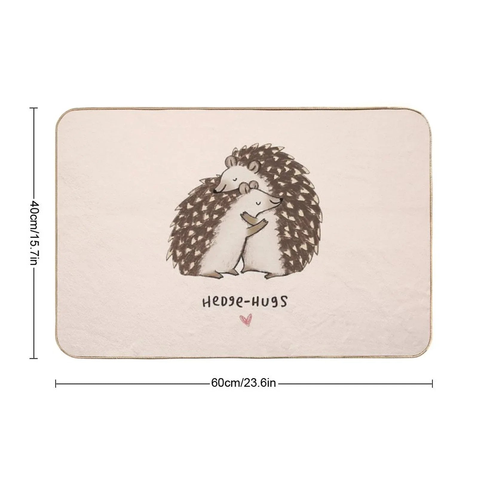 Hedge-hugs Bath Mat