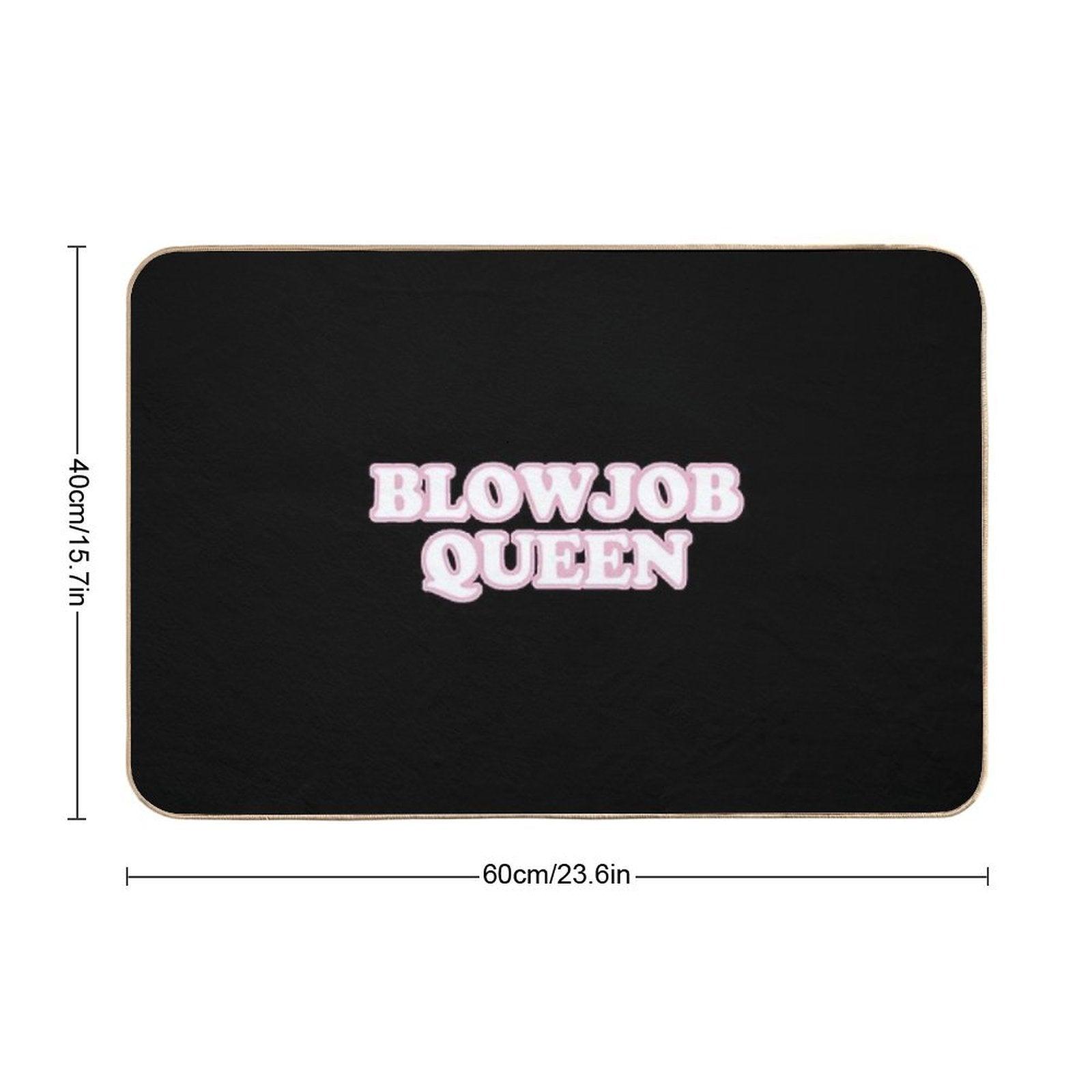 Blowjob Queen Bath Mat