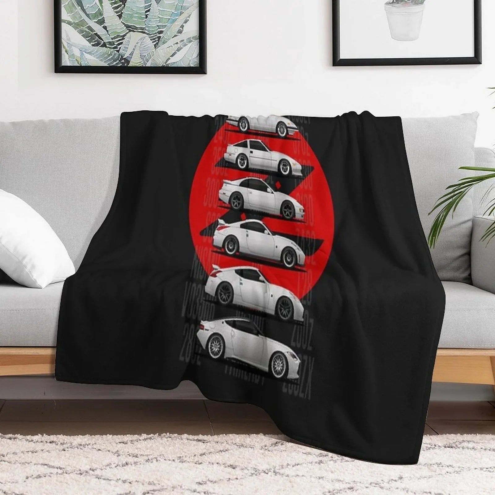 Z Generations (White) Throw Blanket