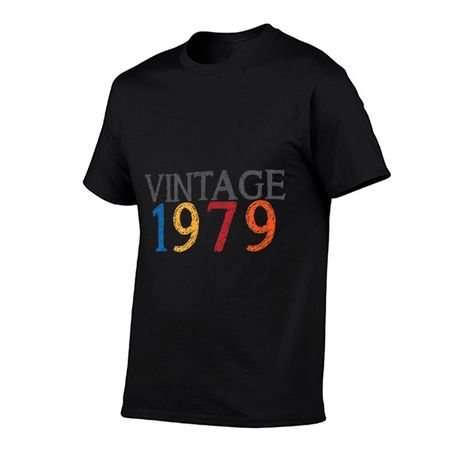 Vintage Style 40th Birthday Gift 1979 Men Women  Moisture-wicking T-Shirt