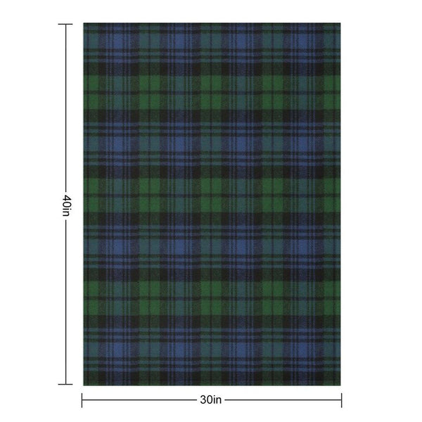 Black Watch Ancient  Original Scottish Tartan Throw Blanket