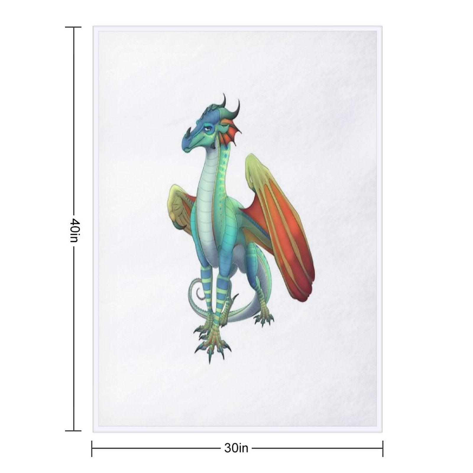 Glory The RainWing Throw Blanket