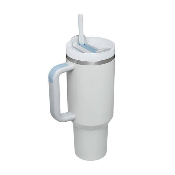Thermal Mug 40oz Straw Coffee Insulation Cup With Handle BPA Free