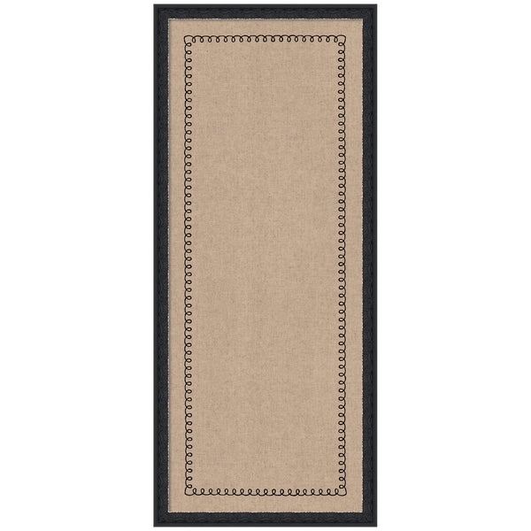 Pinboard Black Scallop Print