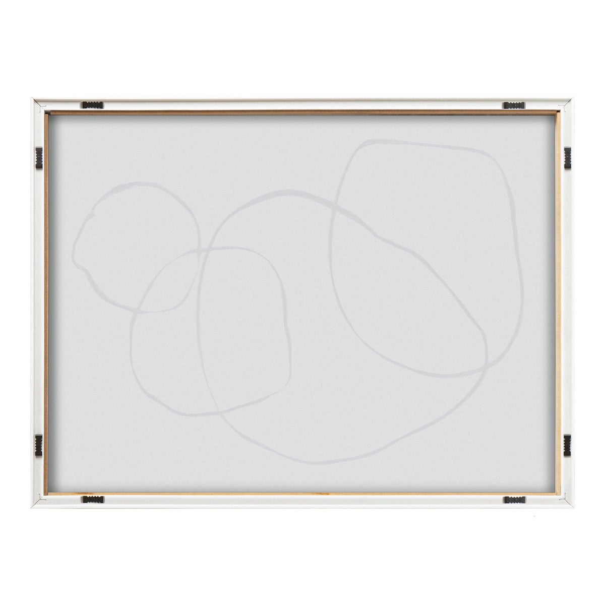 Blake 869 Going In Circles Framed Printed Glass by Teju Reval of SnazzyHues