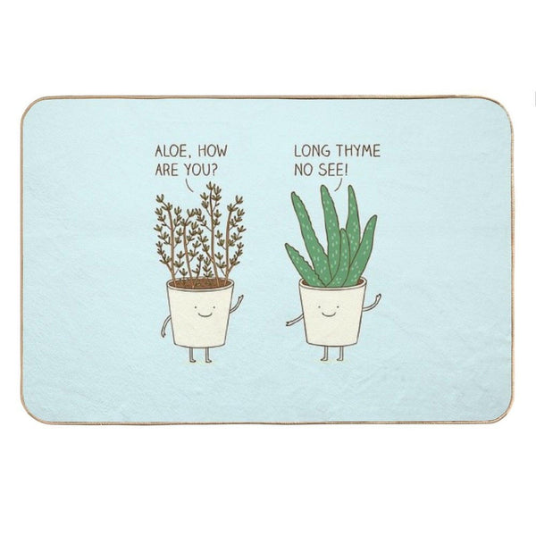 Garden Etiquette Bath Mat